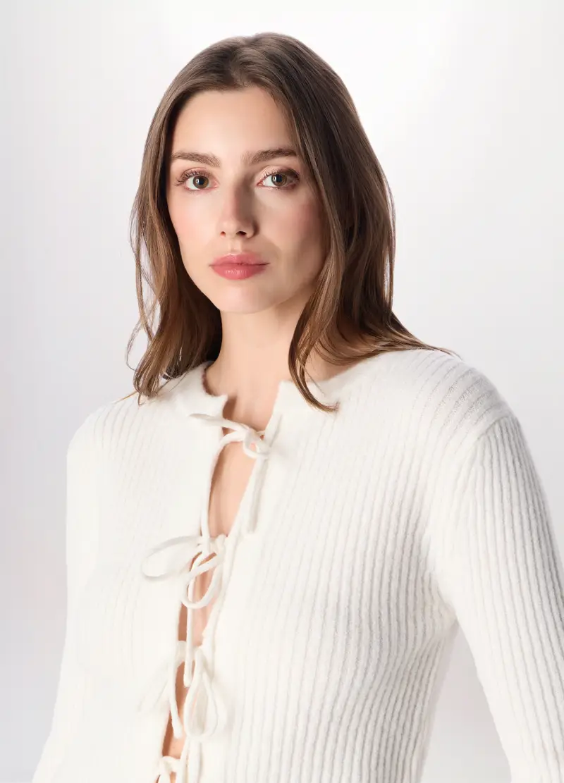 Upim Cardigan Donna Bianco 4307403 miniatura 3