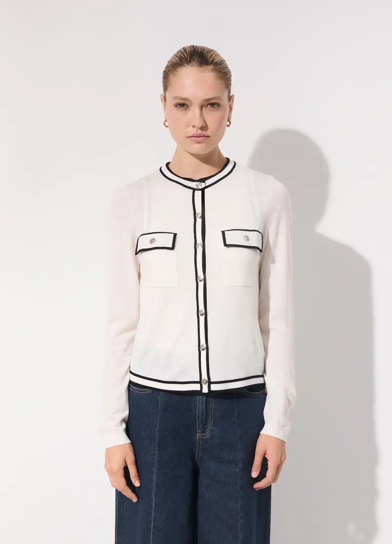 Upim Cardigan Donna Bianco 4287831 miniatura 2