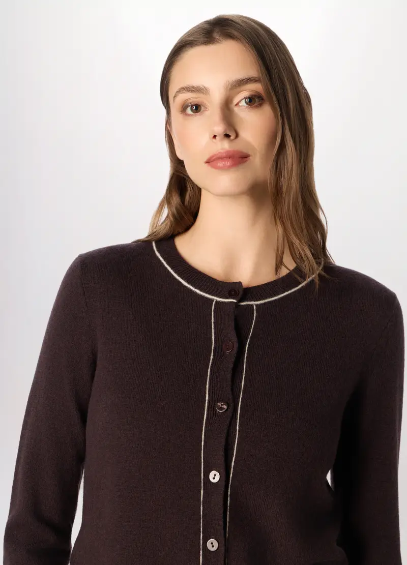 Upim Cardigan Donna Marrone 4269041 miniatura 3