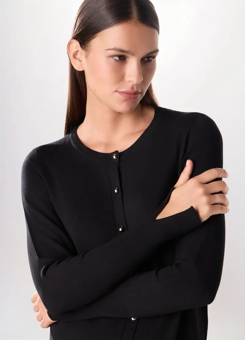 Upim Cardigan Donna Nero 1293593 miniatura 2