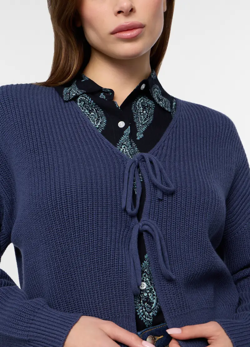 Upim Cardigan Donna Blu 4222555 miniatura 3