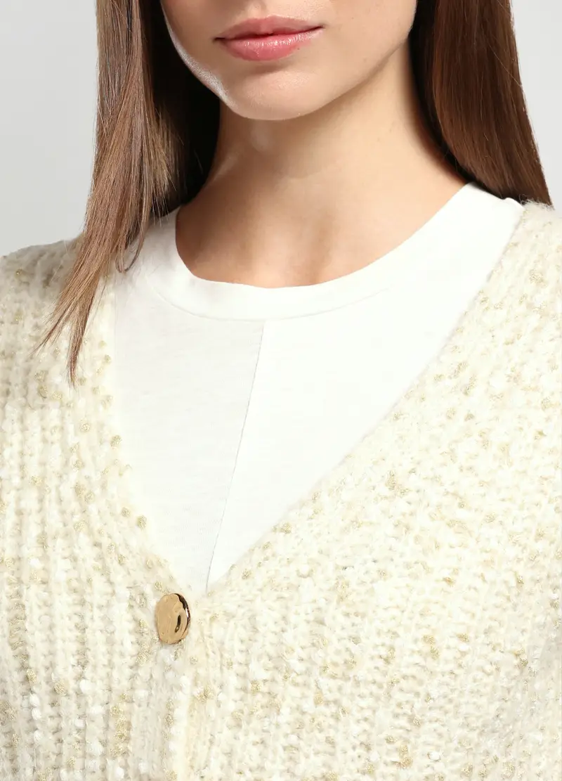 Upim Cardigan Donna Bianco 4288544 miniatura 3