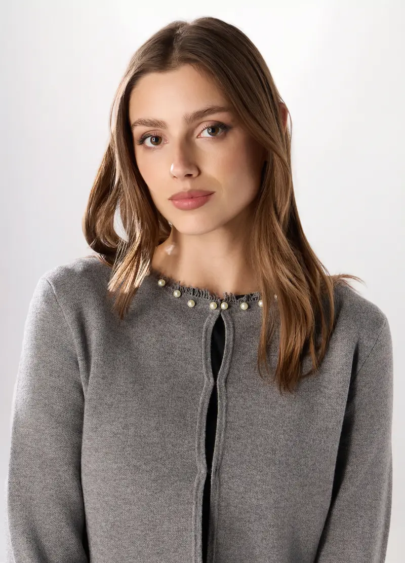 Upim Cardigan Donna Grigio 4252627 miniatura 3