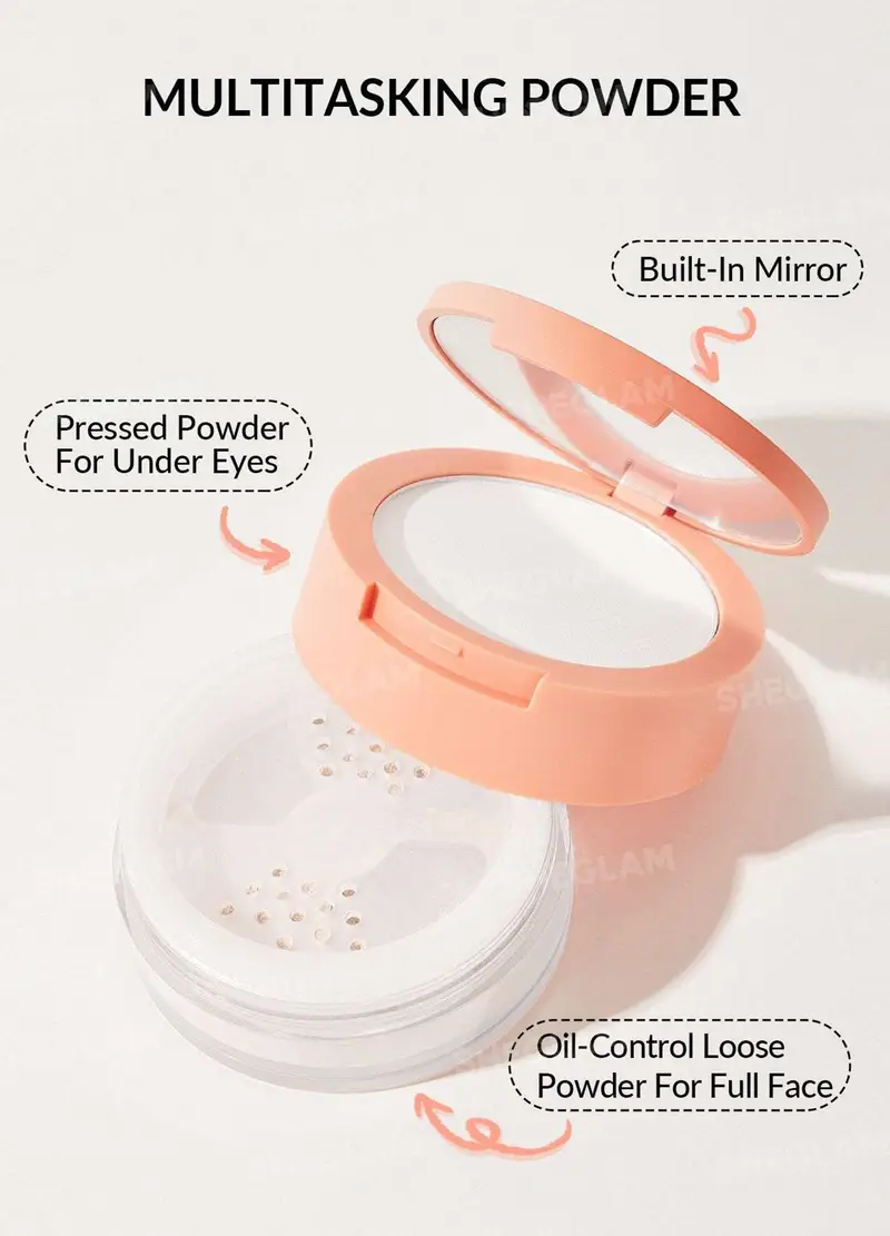 Cipria Fissante Viso E Occhi Insta-ready Duo - Bubblegum, Unisex, Rosa cipria miniatura 3