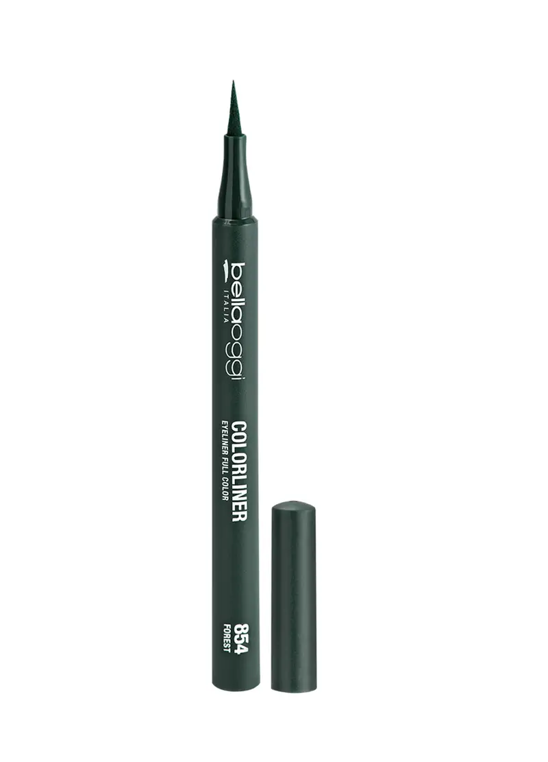 Color Liner - Eyeliner Colorato, Unisex, Verde scuro