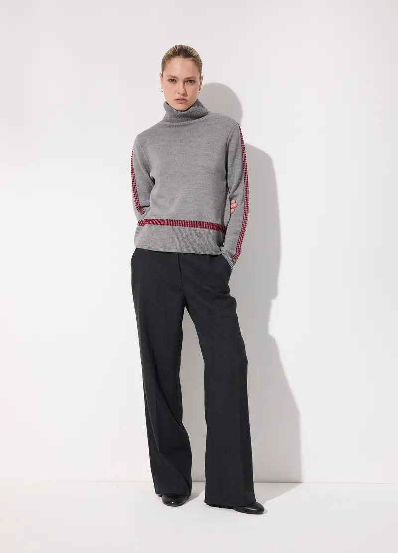 Dolcevita In Misto Lana Donna, Unisex, Grigio melange