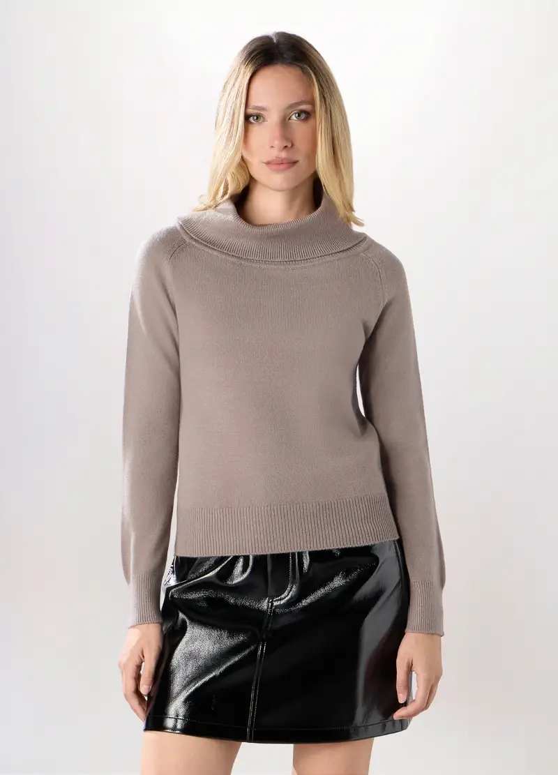 Dolcevita Misto Viscosa Donna, Grigio chiaro