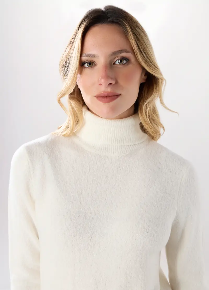 Dolcevita Tricot Donna, Bianco panna miniatura 3