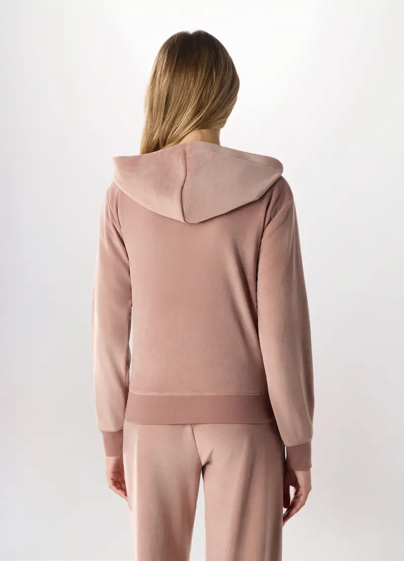 Felpa Con Cappuccio Donna Holistic Fitness, Rosa pastello miniatura 2