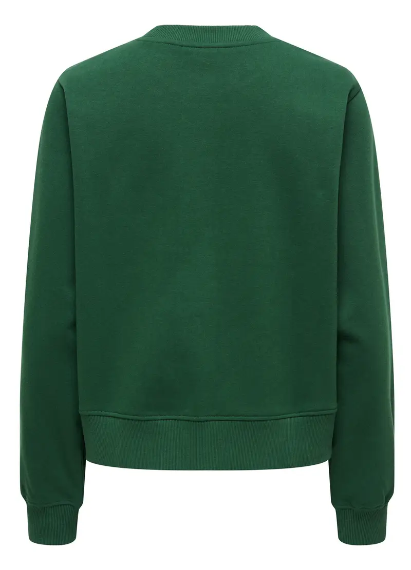 Felpa Con Stampa Donna, Unisex, Verde miniatura 2