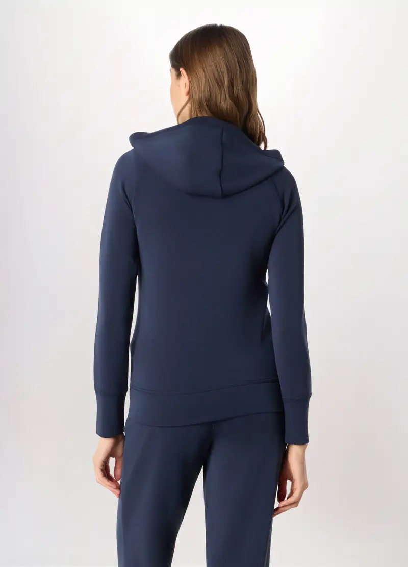 Felpa In Jersey Misto Modal Holistic Fitness Donna, Blu navy miniatura 2