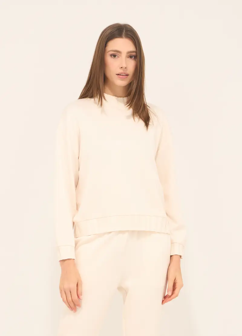 Upim, Felpa Misto Viscosa Donna, Beige chiaro, Taglia: M