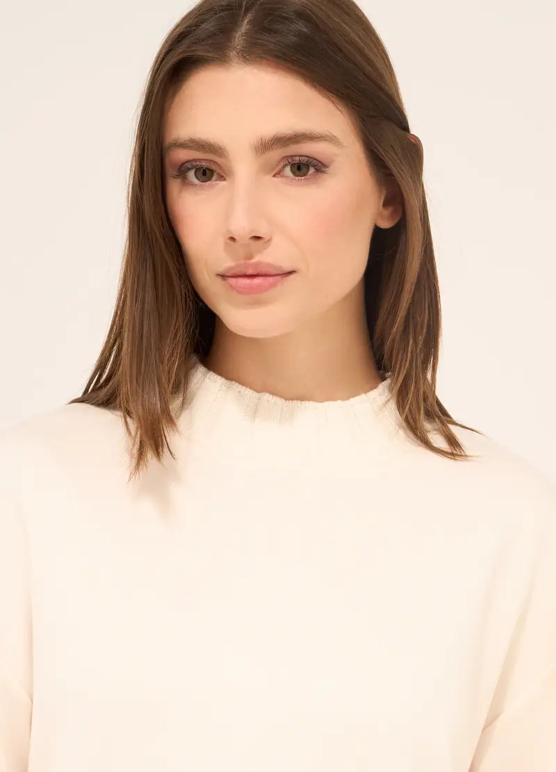 Upim, Felpa Misto Viscosa Donna, Beige chiaro, Taglia: M miniatura 2