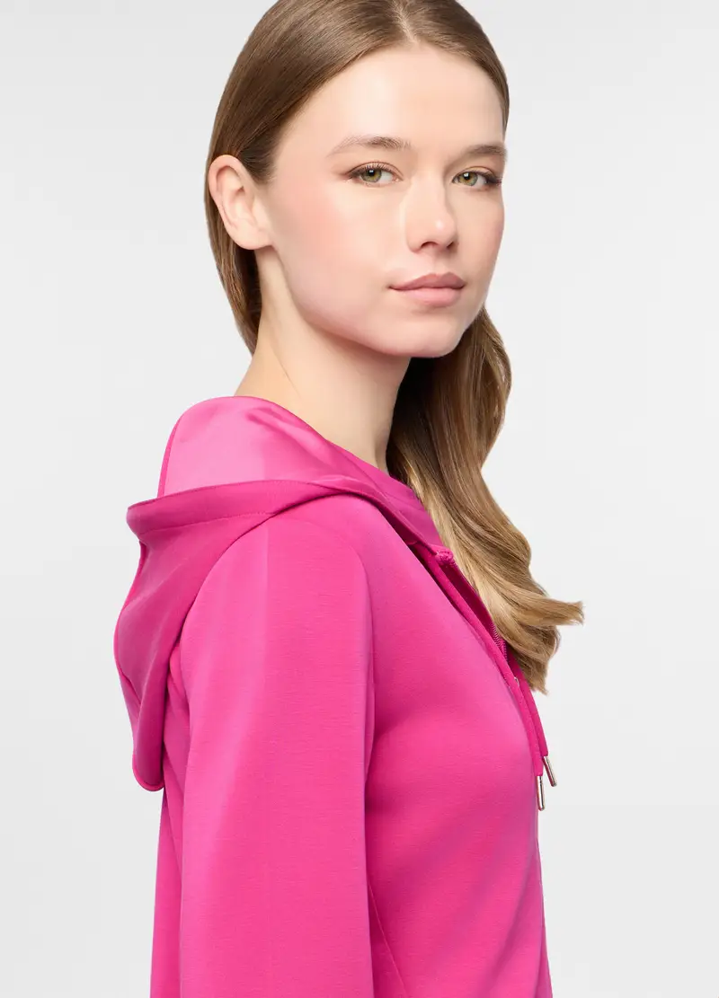 Felpa Stretch Con Cappuccio Holistic Donna, Rosa fuxia miniatura 3