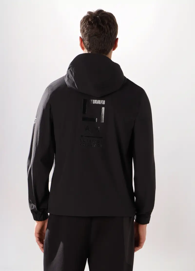 Giacca A Vento Sportiva Uomo, Unisex, Nero miniatura 2