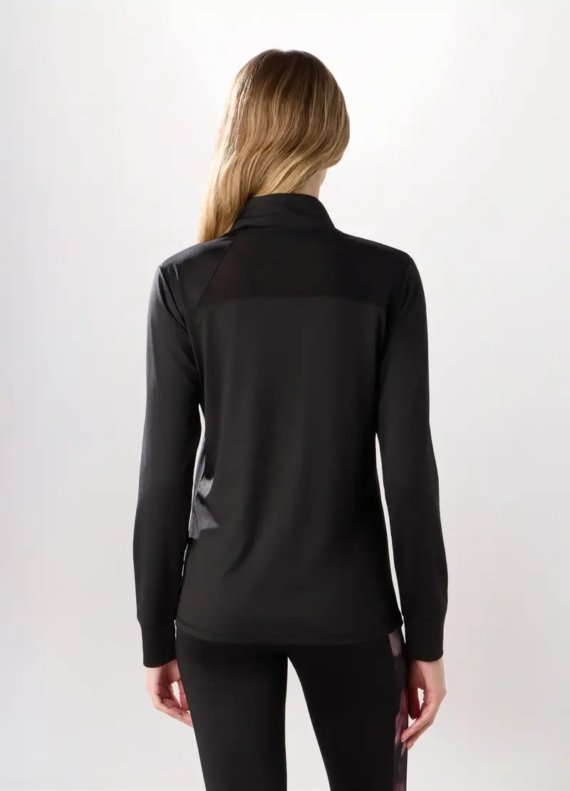 Giacca In Jersey Stretch Holistic Fitness Donna, Nero miniatura 2