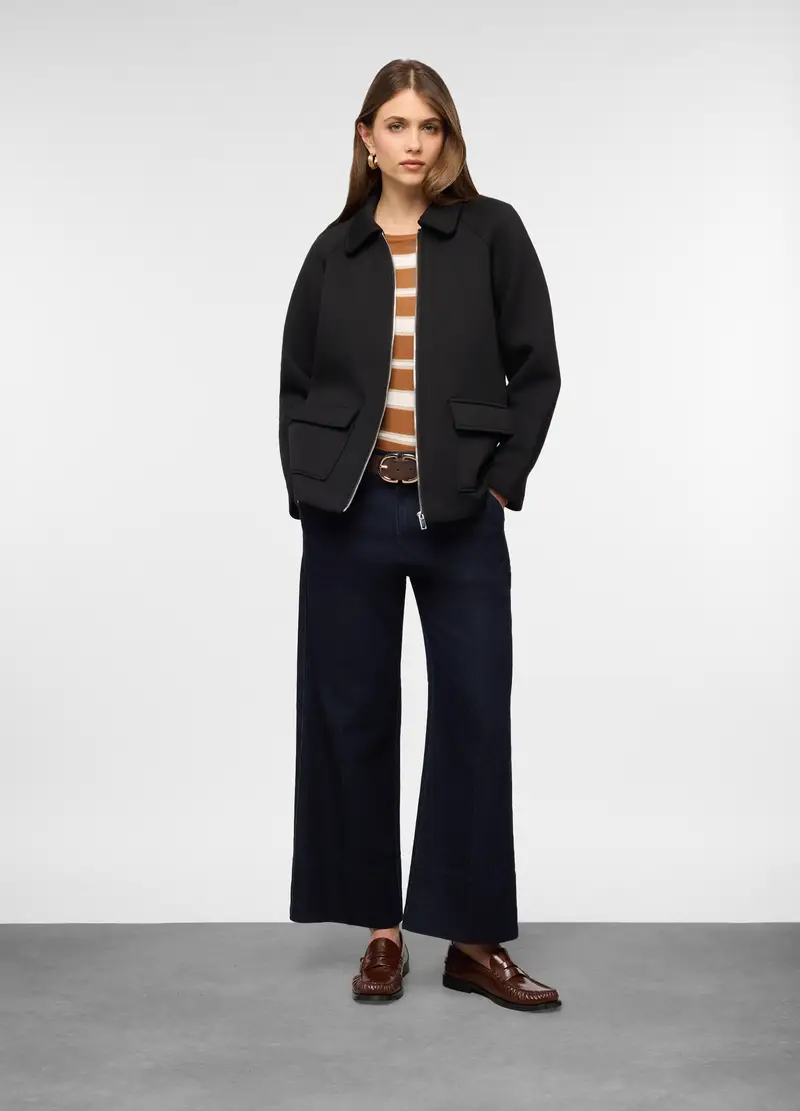 Giacca In Scuba Donna, Nero