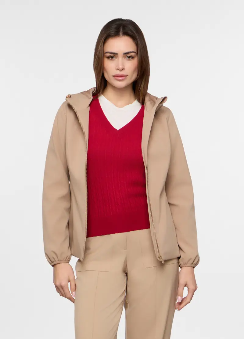 Giacca Tecnica Donna, Beige chiaro