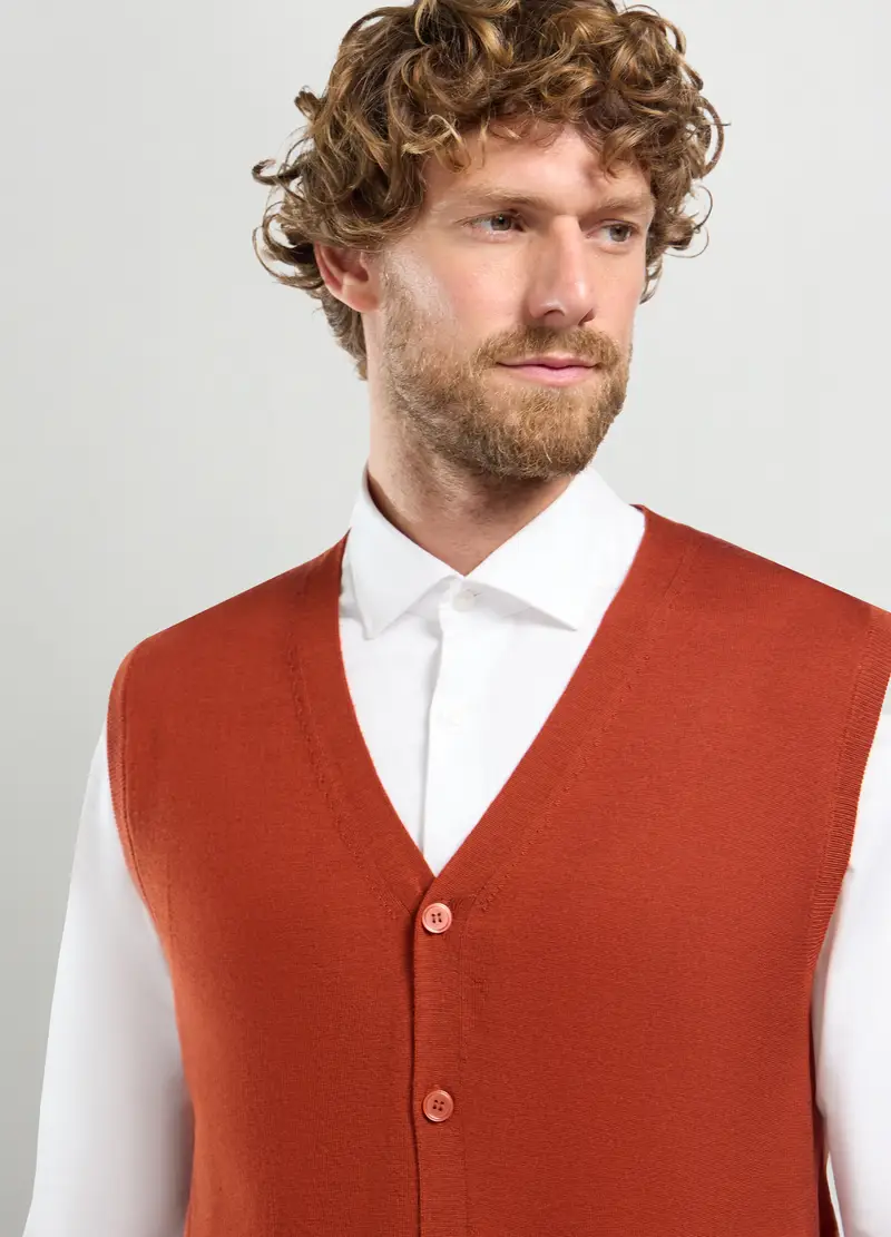 Upim Gilet Uomo Arancione 4253882 miniatura 3