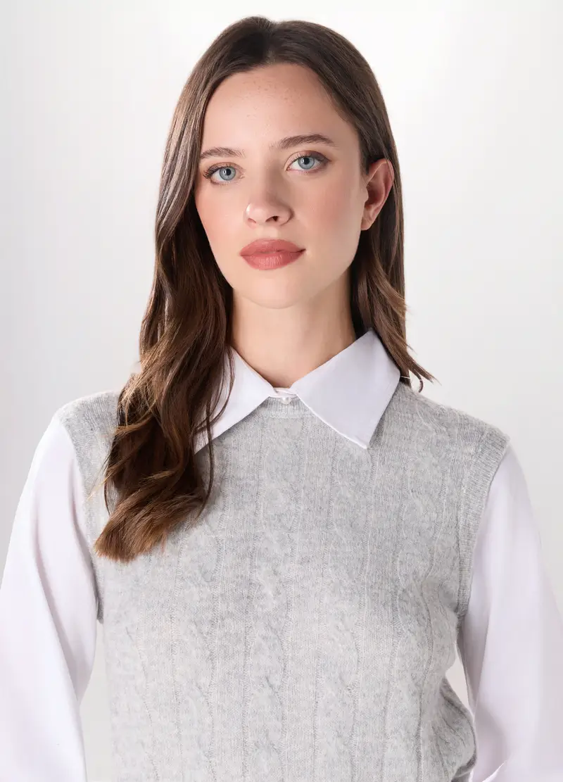 Upim Gilet Donna Bianco 4288026 miniatura 3