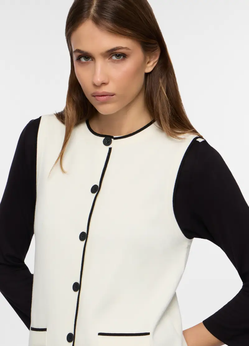 Upim Gilet Donna Bianco 4222441 miniatura 3