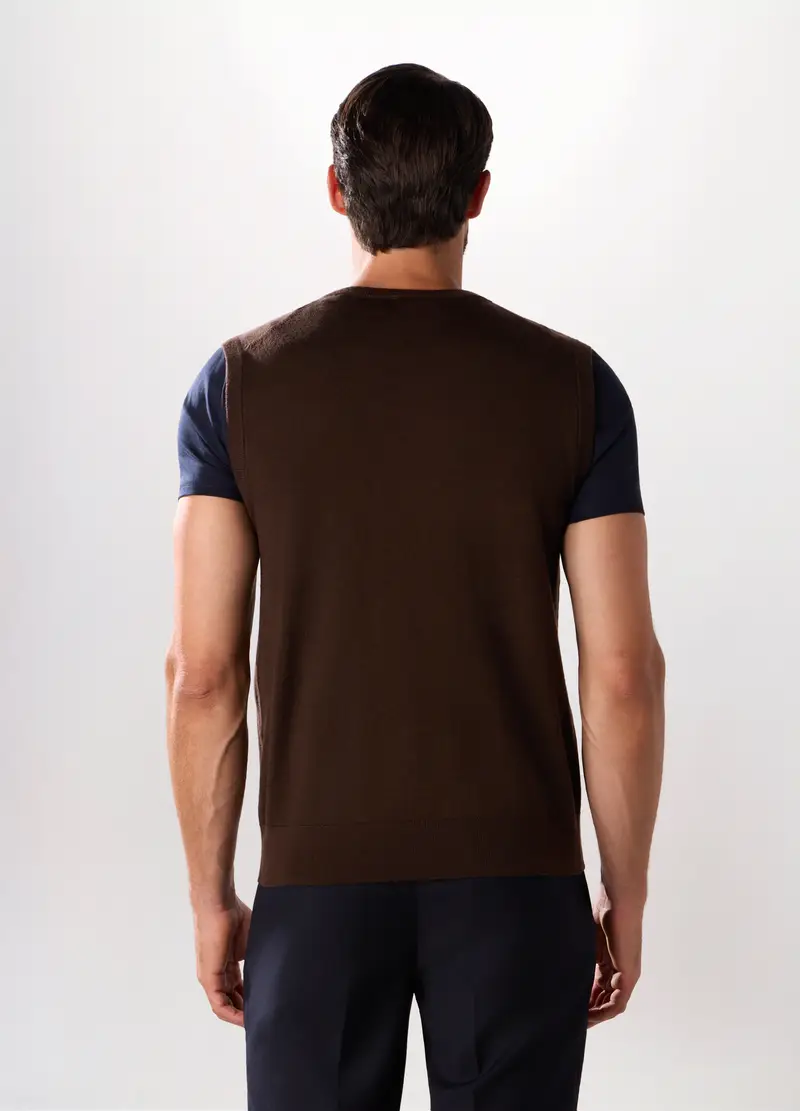 Upim Gilet Uomo Marrone 4288679 miniatura 2