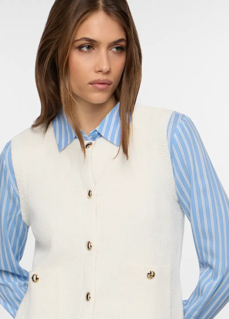 Upim Gilet Donna Bianco 4223210 miniatura 3