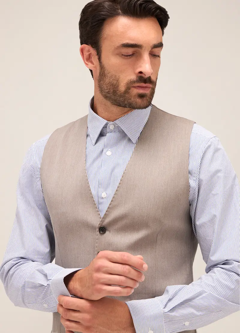 Upim Gilet Uomo Beige 2831402 miniatura 3
