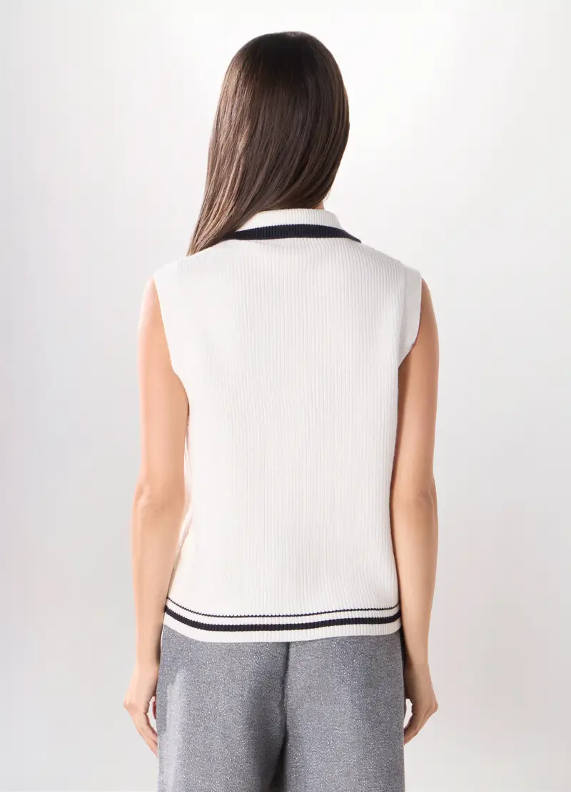Upim Gilet Donna Bianco 4252410 miniatura 2