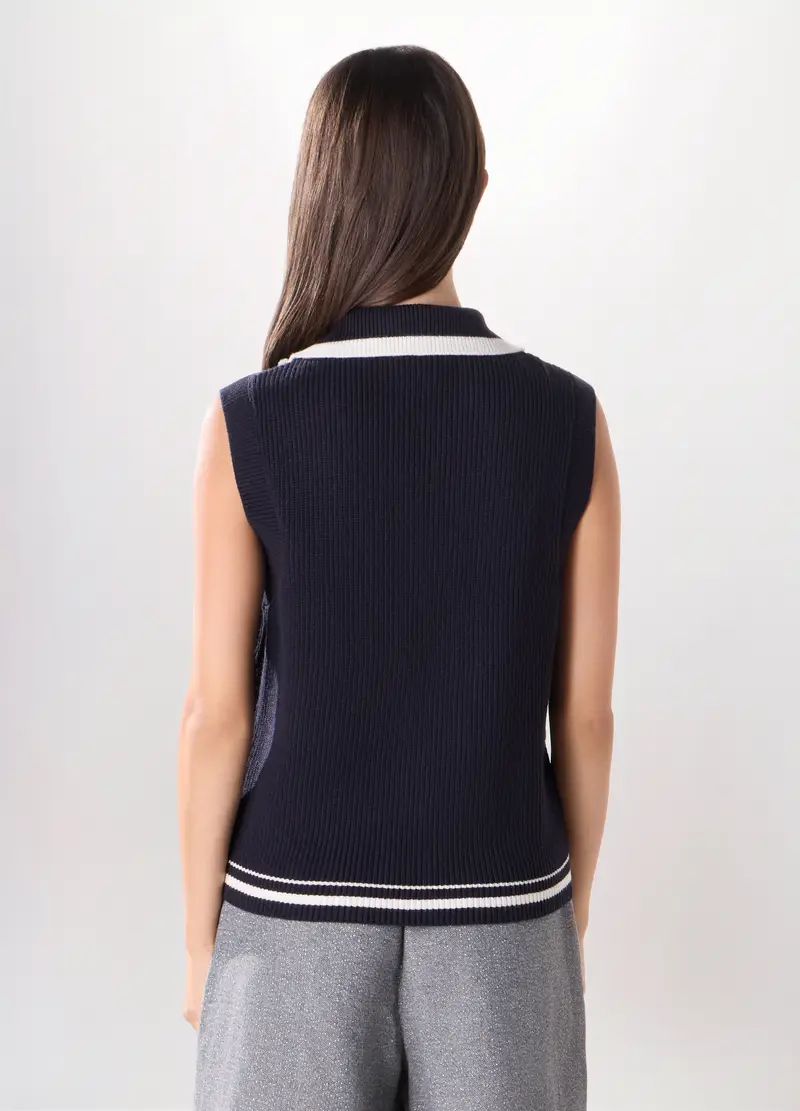 Upim Gilet Donna Blu 4287738 miniatura 2