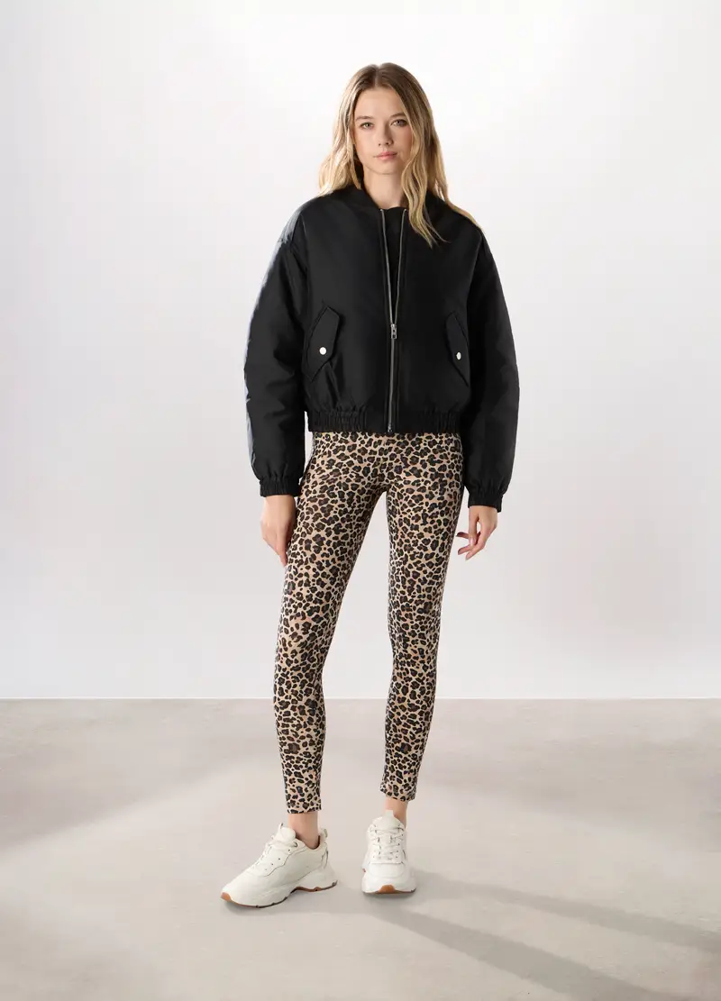 Giubbino Bomber Donna, Nero