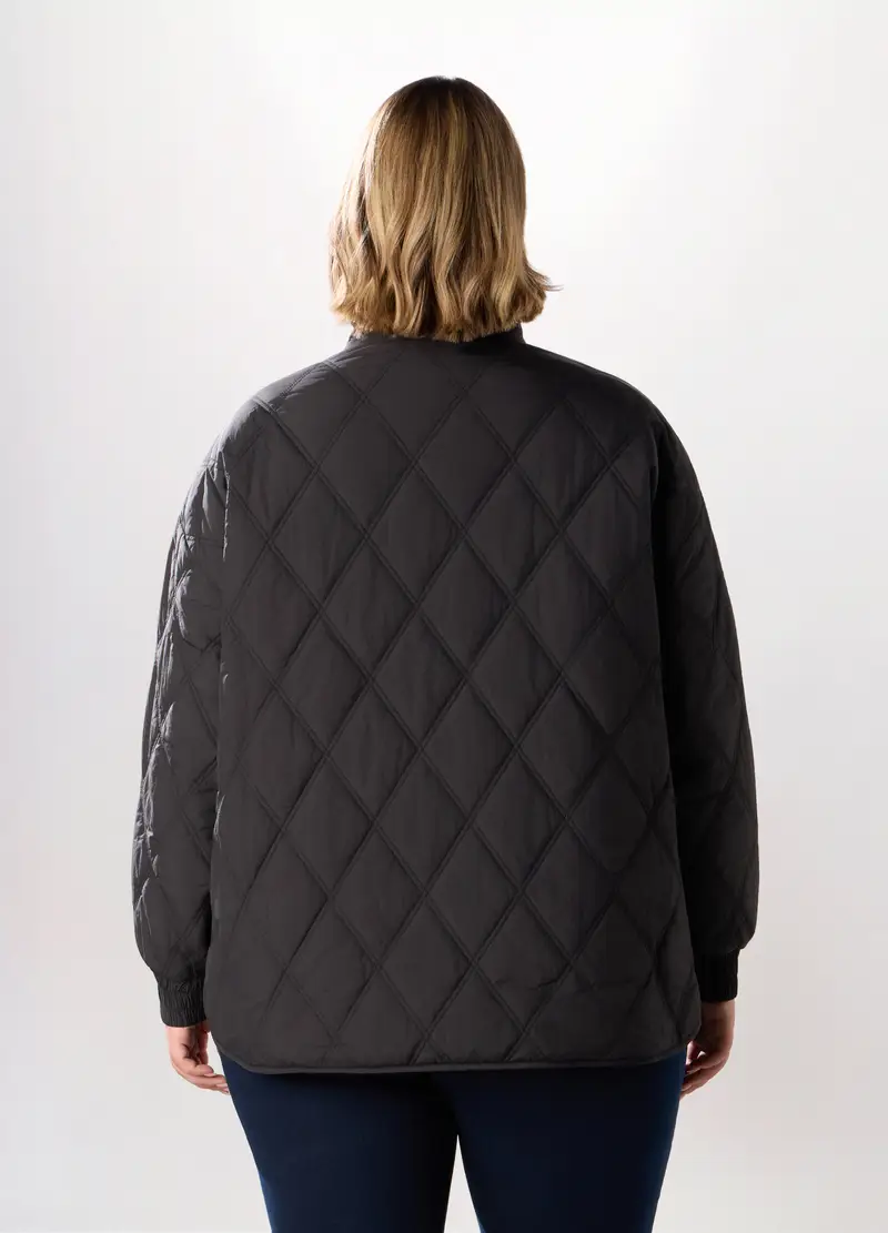 Giubbino Husky Donna Curvy, Nero miniatura 2