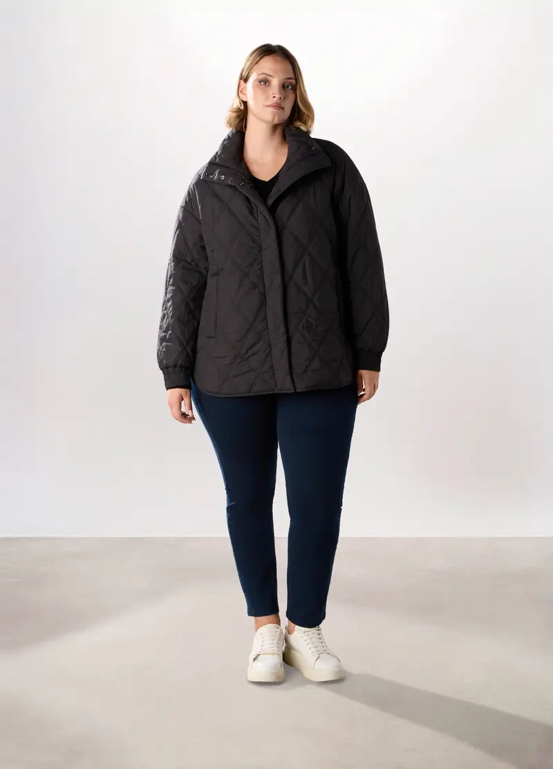 Giubbino Husky Donna Curvy, Nero