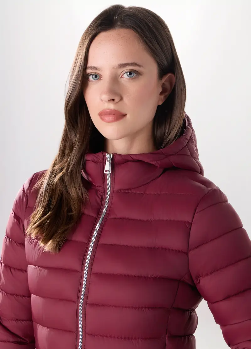 Upim, Giubbino Imbottito Con Cappuccio Donna, Rosso scuro, Taglia: XS miniatura 2