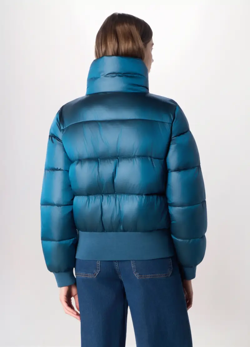 Giubbino Imbottito Donna, Blu Bluette miniatura 2