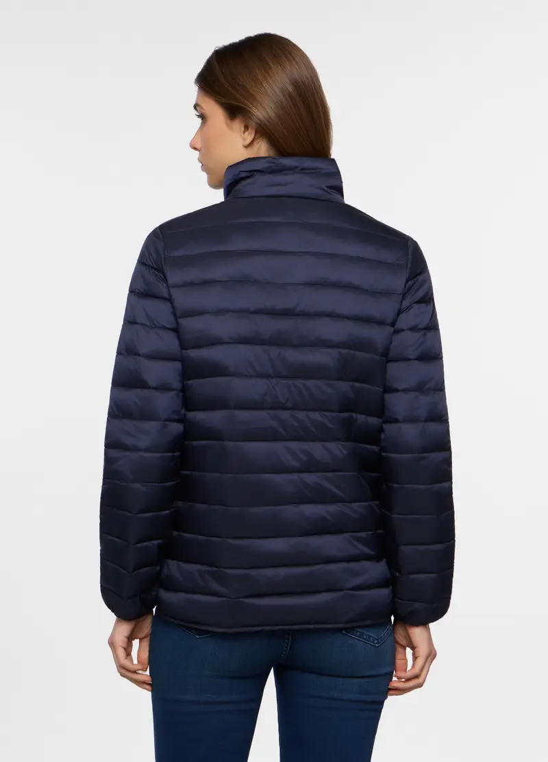 Giubbino Imbottito Donna, Blu navy miniatura 2