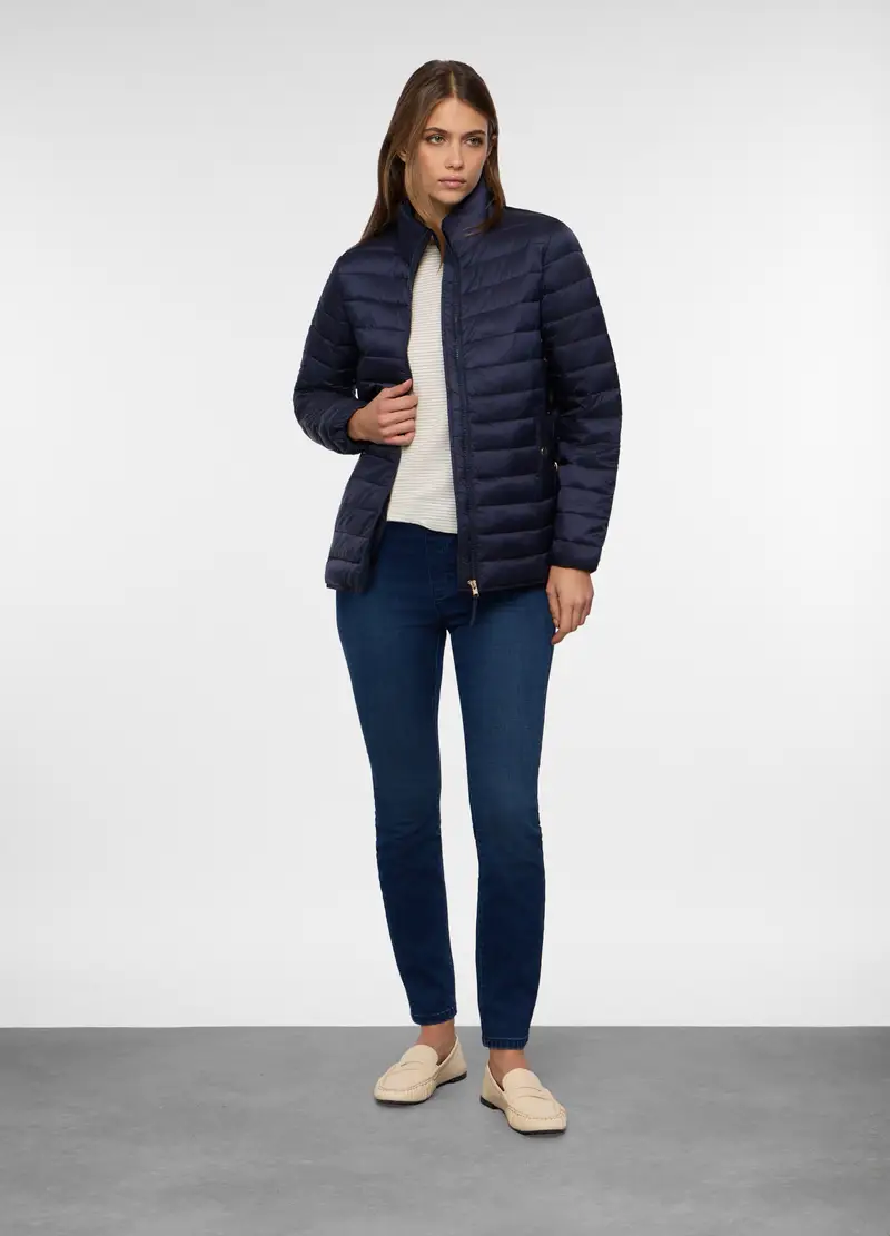 Giubbino Imbottito Donna, Blu navy