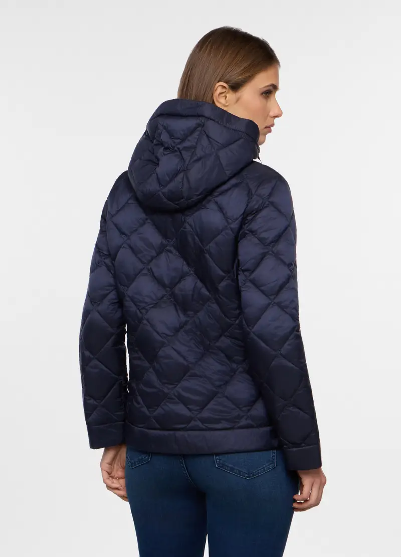 Giubbino Imbottito Donna, Blu navy miniatura 2