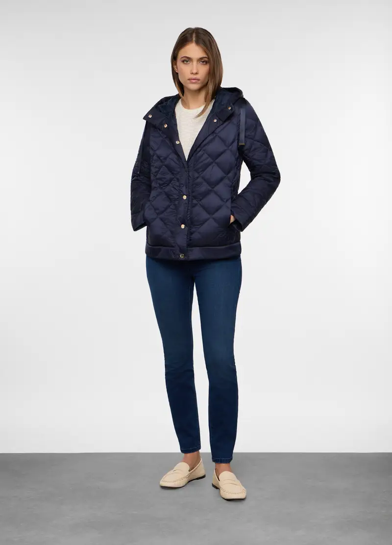 Giubbino Imbottito Donna, Blu navy