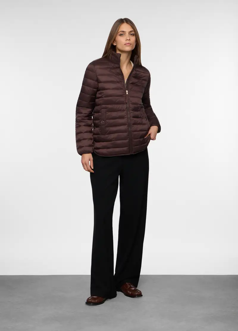 Giubbino Imbottito Donna, Marrone cioccolato
