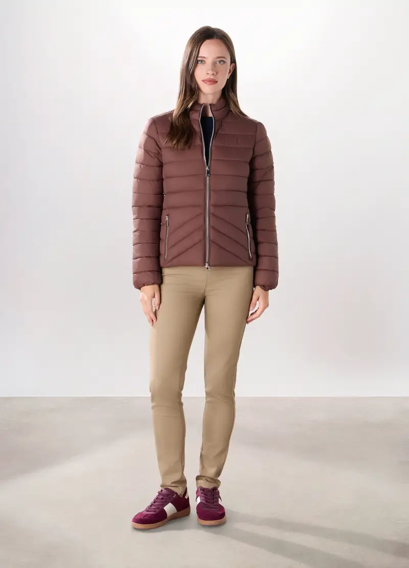 Giubbino Imbottito Donna, Marrone scuro