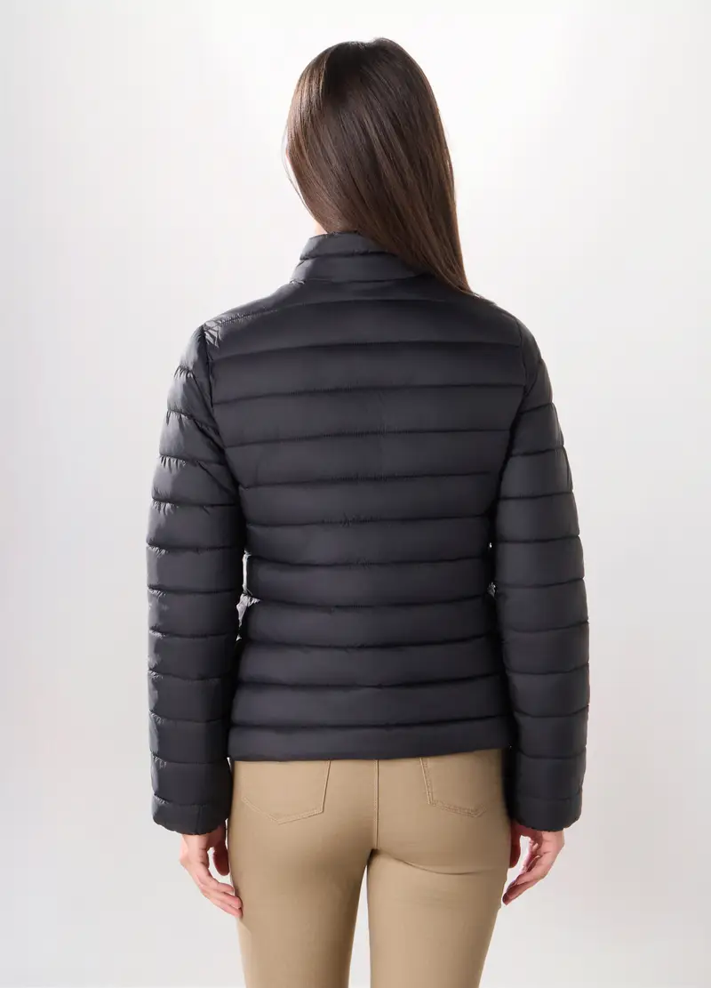 Giubbino Imbottito Donna, Nero miniatura 2