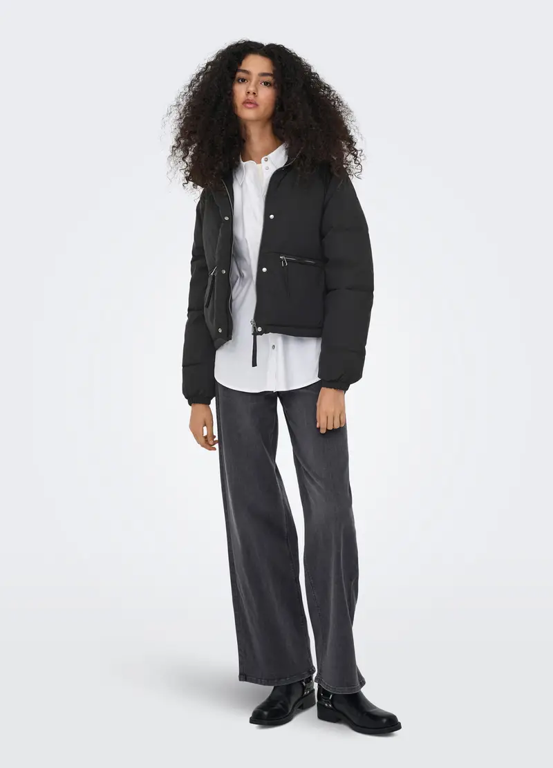 Giubbino Imbottito Donna, Unisex, Nero miniatura 3