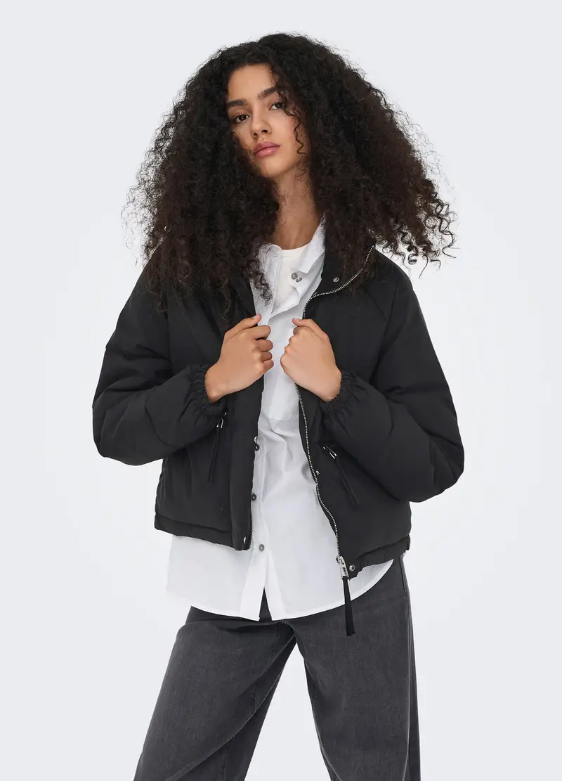 Giubbino Imbottito Donna, Unisex, Nero