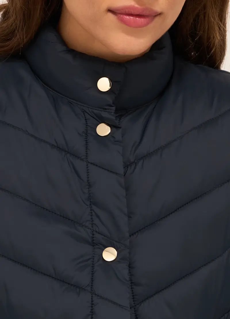 Upim, Giubbino Imbottito Smanicato Donna, Blu navy, Taglia: M miniatura 2