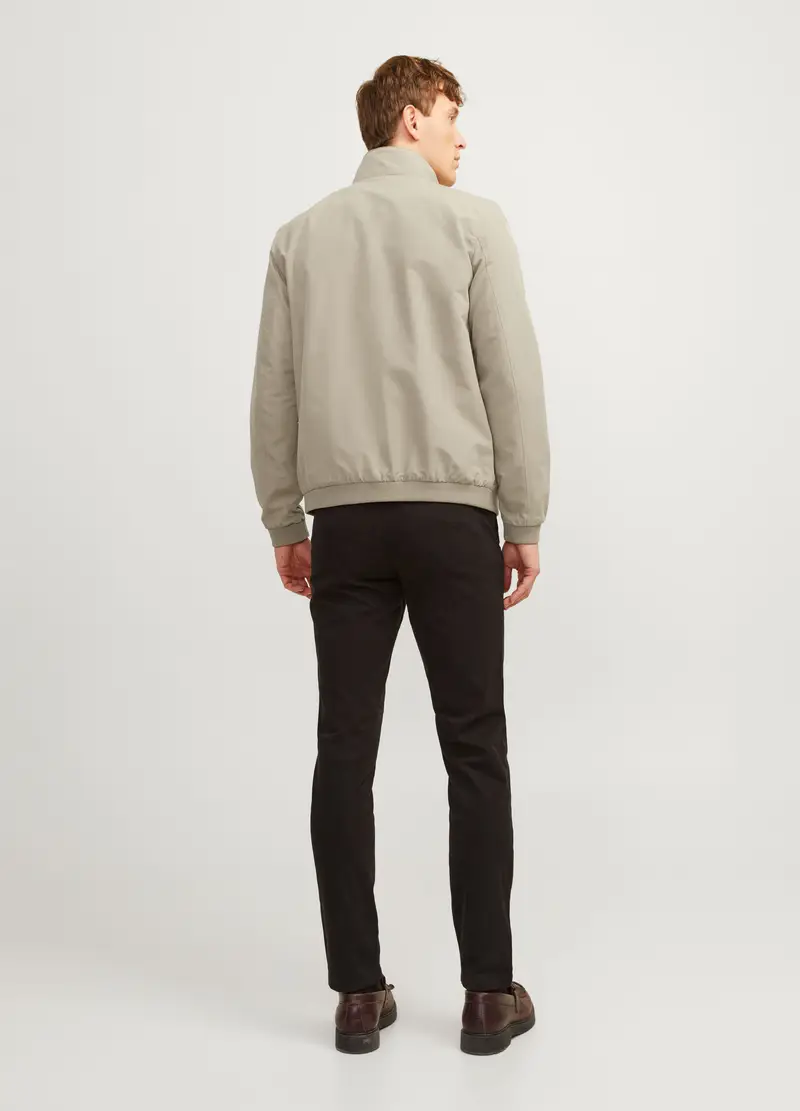 Giubbotto Bomber Uomo, Unisex, Grigio chiaro miniatura 2