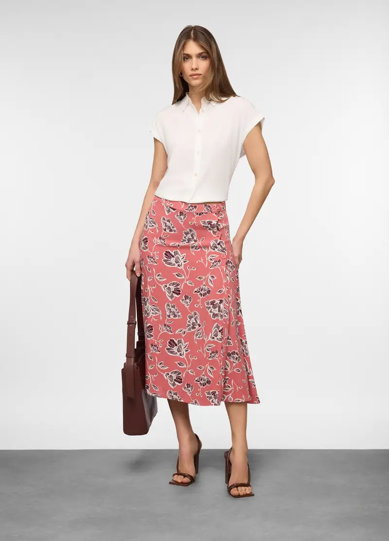 Gonna Lunga A Portafoglio Donna, Rosa corallo