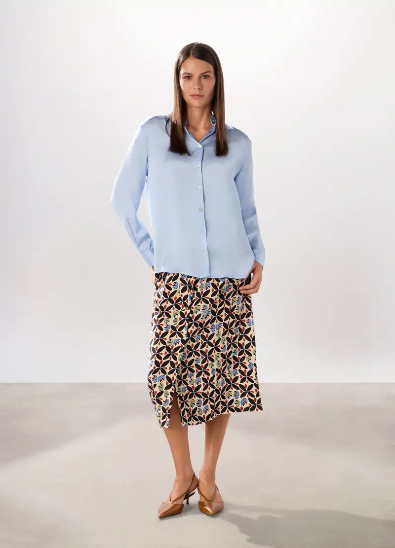 Upim, Gonna Lunga In Pura Viscosa Donna, Beige chiaro, Taglia: XS