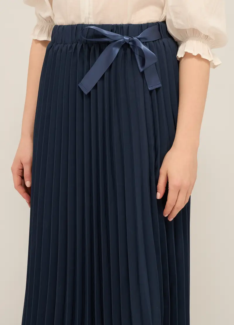 Upim, Gonna Lunga Plissettata Donna, Blu navy, Taglia: XS miniatura 2