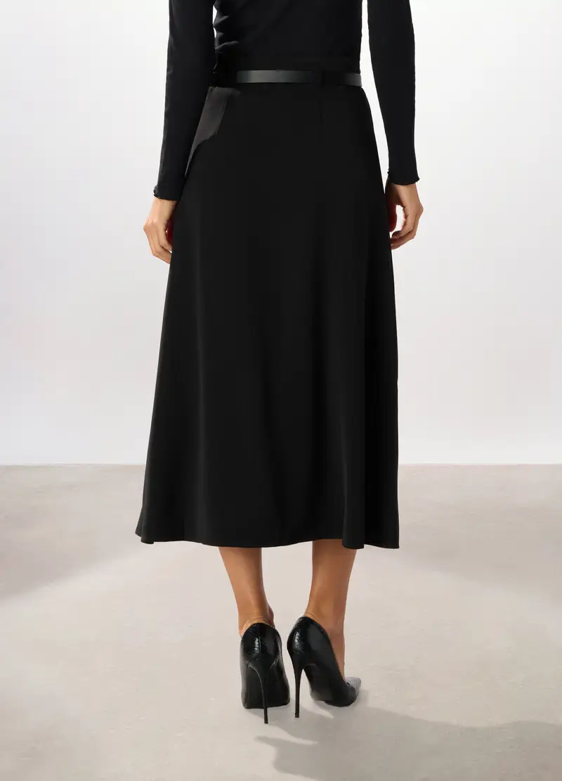 , Gonna Midi Donna, Nero miniatura 2